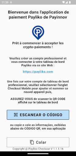 Android application Payinnov screenshort