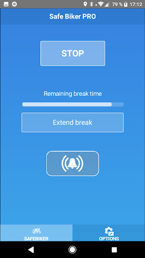 Android application Safe Biker screenshort