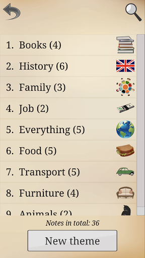 Sam Sebe Slovarik (Vocabulary) Screen 3