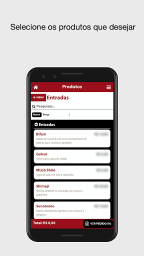 Sushi House Delivery Screen 2