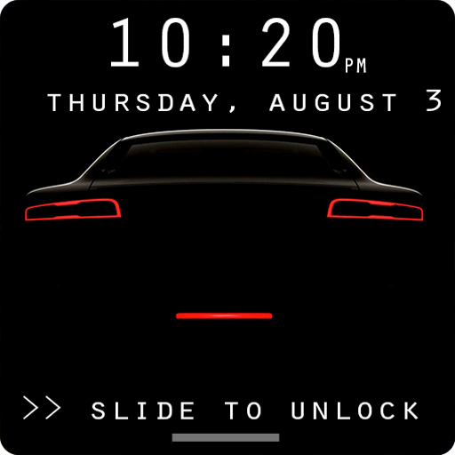 Black Car Pattern Lock Screen logo