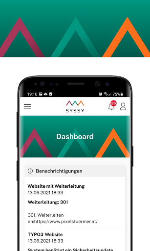 Android application SYSSY screenshort