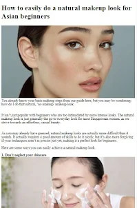 How to Do Asian Makeup