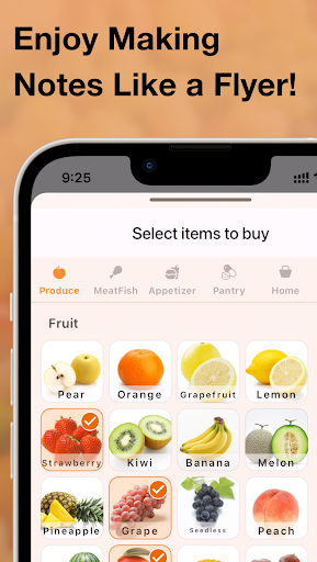 Shared Shopping List - Grocery Screen 2