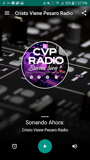 Android application Cristo Viene Pesaro Radio screenshort