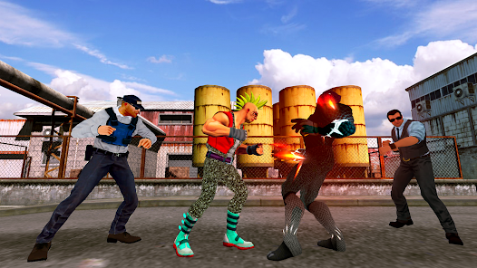 Screenshot 16 Black superhero Fighting game  android