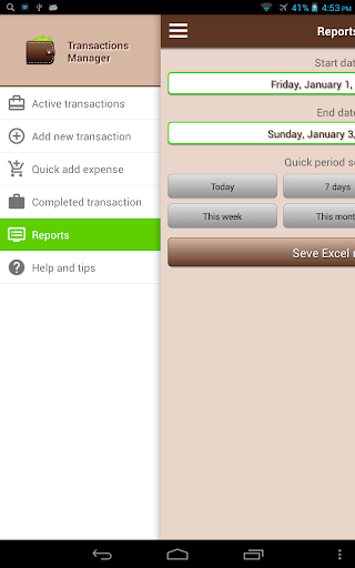 Transactions Manager