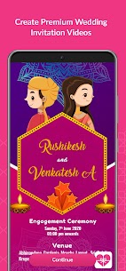 Shaadi & Engagement Card Maker by Wednicely mod apk 4