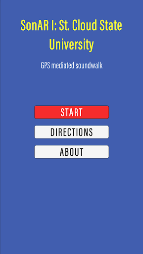 Android application SonAR I: St. Cloud State Unive screenshort
