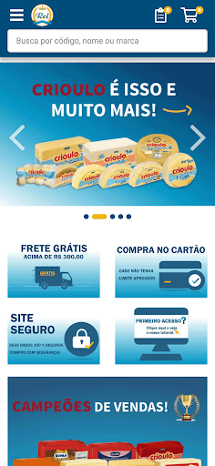 Android application Rei Distribuidora screenshort