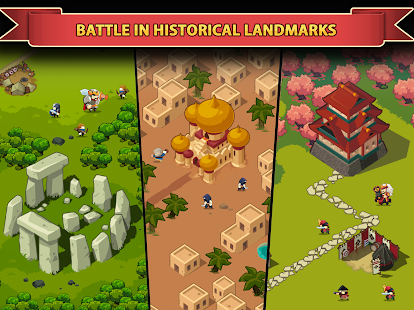 Knights and Glory - Battle Screenshot