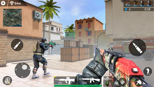 PvP Multiplayer FPS Jogo 3D