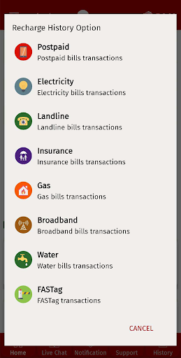 My Recharge Zone Screen 3