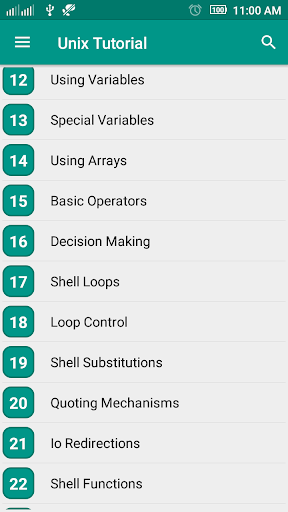 Unix Tutorial Screen 2
