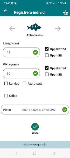 Android application SPÖ-reg screenshort