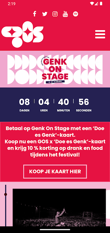 Genk On Stage – Official app - 2.23 - (Android)