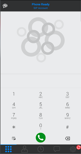 Android application nexogy Teams screenshort