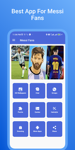 Android application Messi HD Wallpaper 2024 screenshort