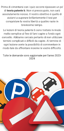 Quiz + Teoria B ufficiale 2024 Screen 2