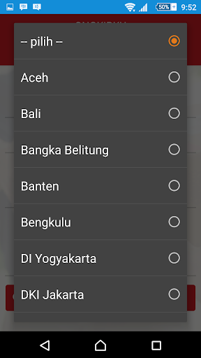 Ongkirku - Cek Ongkos Kirim Screen 3
