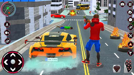Flying Spider Hero :Rope Hero screenshots 2
