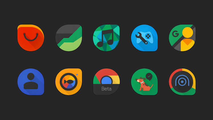 Blackdrop Icon Pack - 15.0.1 - (Android)