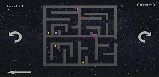 Android application Space Maze - 2D screenshort
