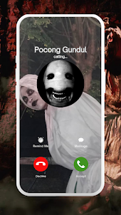 Hantu Pocong Gundul fake call