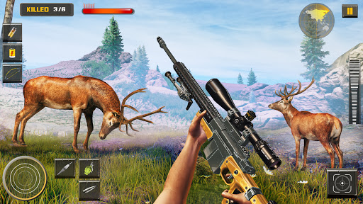 Deer Hunting Animal Clash: Wild Animal Hunter Game screenshots 1