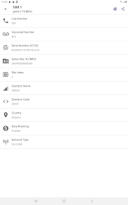 Imágen 21 GSM Signal Monitor & SIM Info android