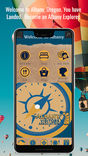 Android application Albany Explorer screenshort