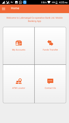 Lokmangal Mobile Banking App Screen 3