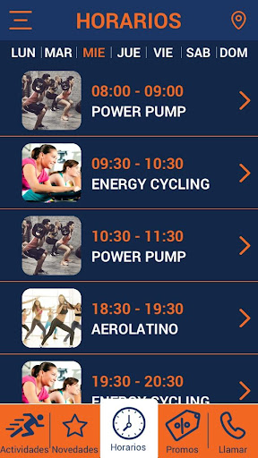 Gimnasio Zeus Screen 2