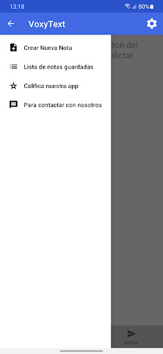 VoxyText: voz a texto Screen 3