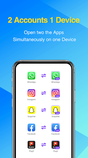 2Accounts - Dual Apps Space screenshot 1