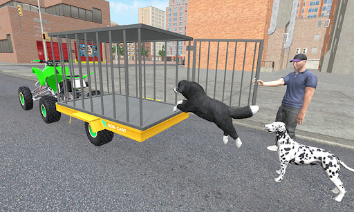 Android application Pet Dog Games- Quad ATV Racing screenshort