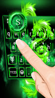 screenshot of Green Neon Dragon Keyboard The