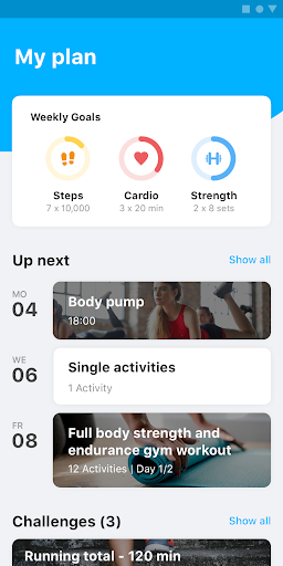 Android application BFit Lincs Gym-Diet & Fitness screenshort