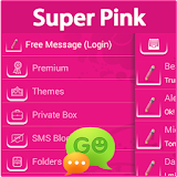 GO SMS Super Pink icon