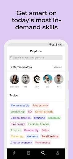 Android application Knowable screenshort