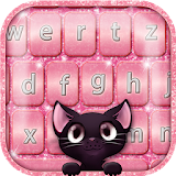 Glitter Pink Emoji Keyboard icon