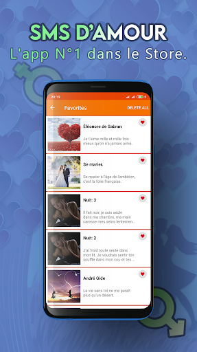 SMS dAmour Français touchants