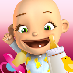Talking Babsy Baby Game, Virtual Baby Game