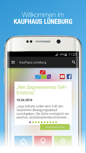 Android application Kaufhaus Lüneburg screenshort