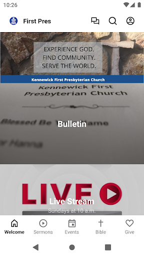 Android application Kennewick First Presbyterian screenshort