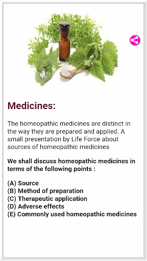 Homeopathy Awareness and Medicin