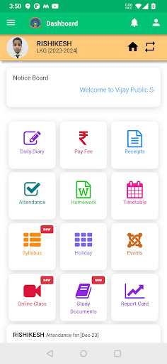 Vijay Public School Screen 2