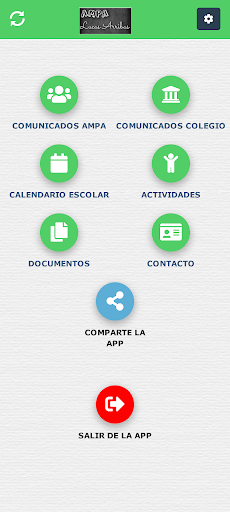 Android application AMPA CEIP Lucas Arribas screenshort