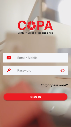 Android application C.O.P.A screenshort