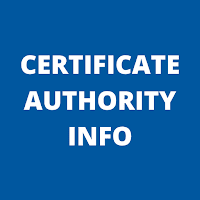 Certificate Authority Info